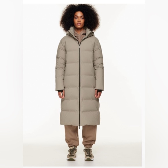 Tna The Super Puff₂O™ Long - Rainstop™ Sz M Modern Taupe - Picture 4 of 17